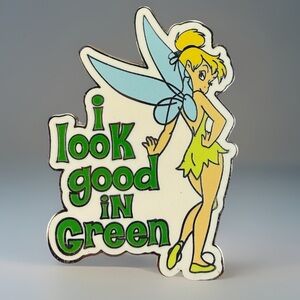 Disney Tinker Bell Green Statement Pin - 'I Look Good in Green'